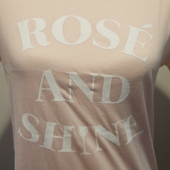 Adult Rosé and Shine Graphic Tee - Picture 4 of 4